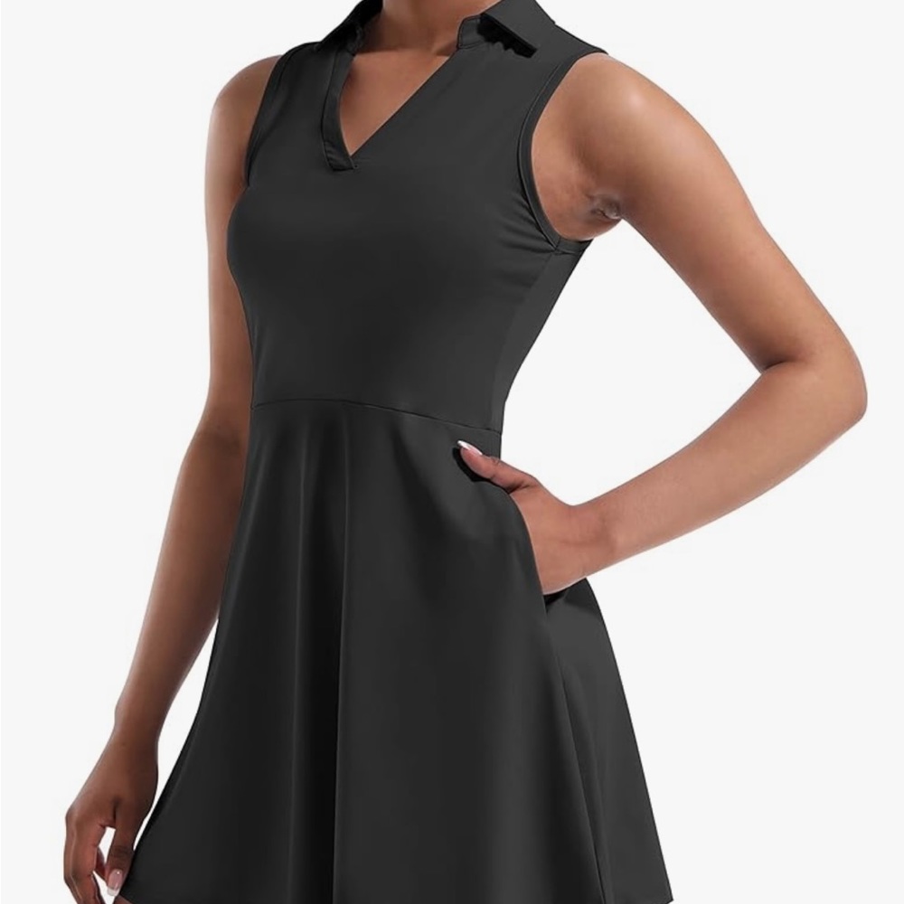 Tennis Dress,Golf Dresses with Pockets for Sleeveless Athletic Workout Dress